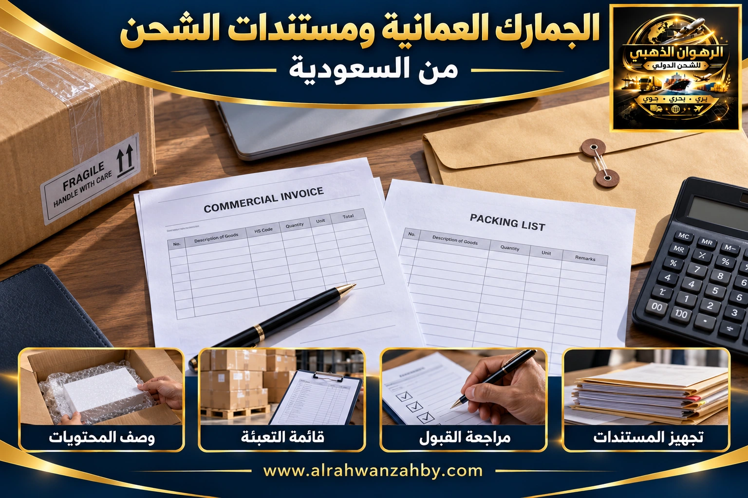 الجمارك العمانية ومستندات الشحن من السعودية