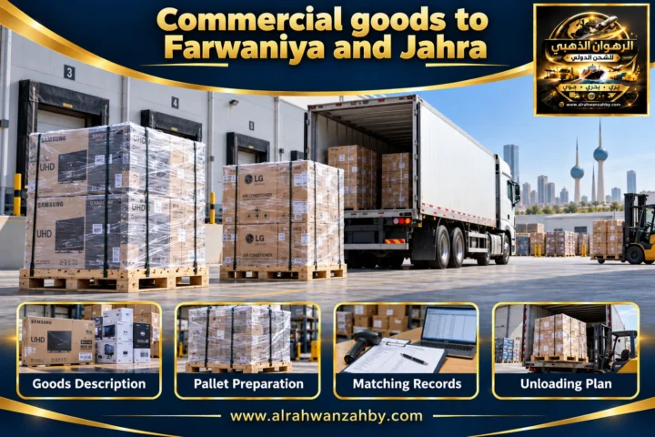Commercial goods to Farwaniya and Jahra
