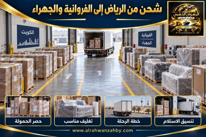 شحن من الرياض إلى الفروانية والجهراء