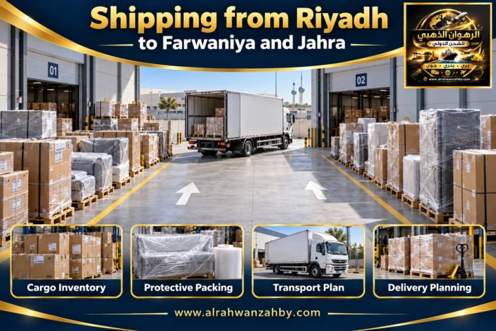 Shipping from Riyadh to Farwaniya and Jahra