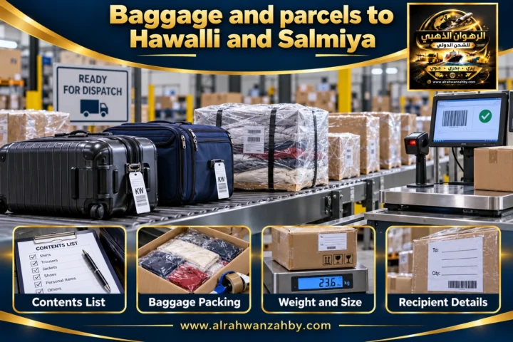 Baggage and parcels to Hawalli and Salmiya