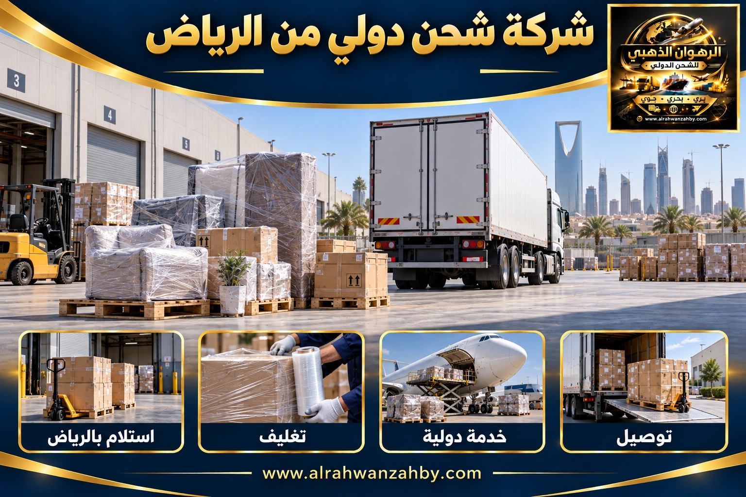 شركة شحن دولي من الرياض