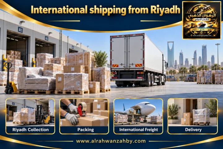 International shipping from Riyadh