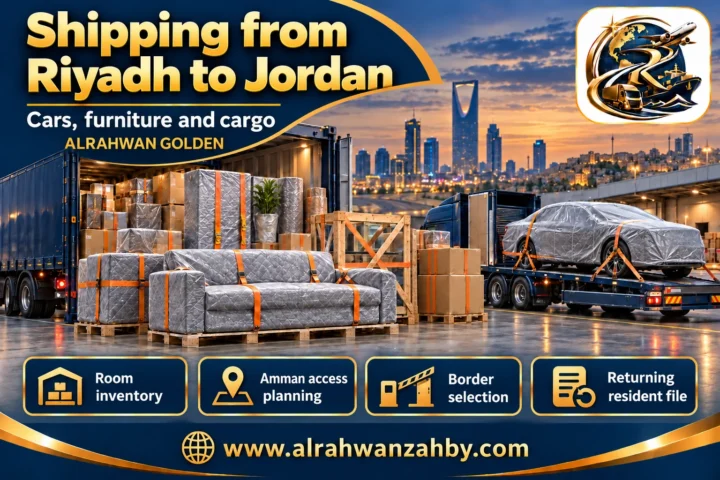 Cars, furniture and cargo — Shipping from Riyadh to Jordan
