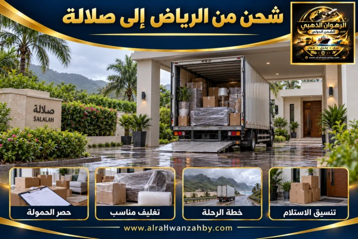 شحن من الرياض إلى صلالة
