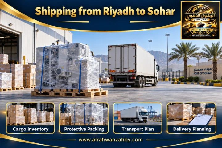 Shipping from Riyadh to Sohar