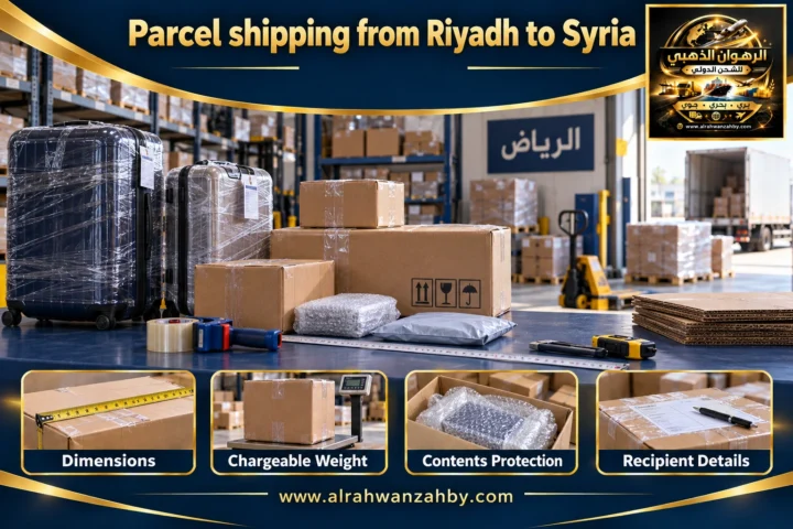 Parcel shipping from Riyadh to Syria