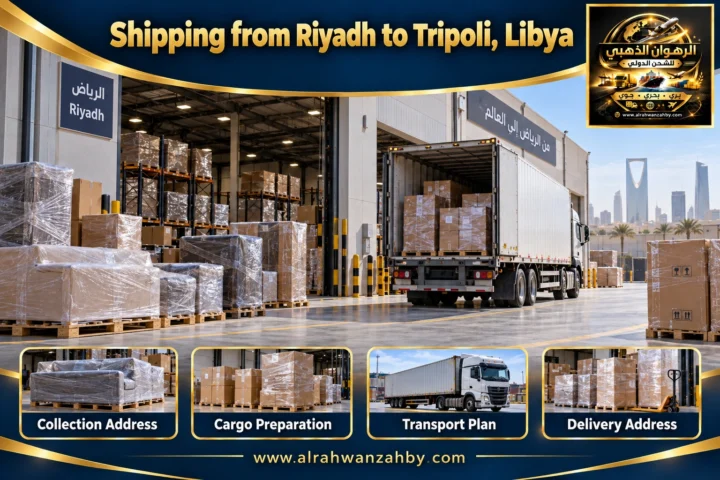 Shipping from Riyadh to Tripoli, Libya