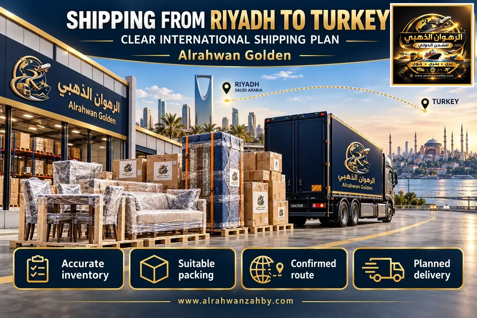 Shipping From Riyadh To Turkey — Clear International Shipping Plan