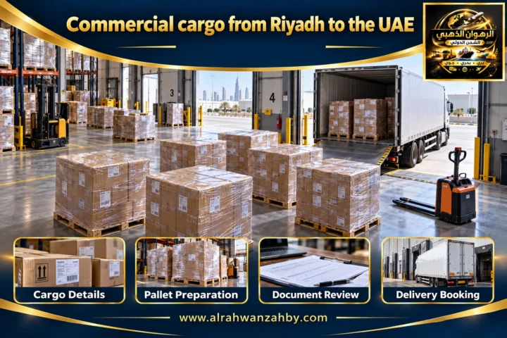 Commercial cargo from Riyadh to the UAE