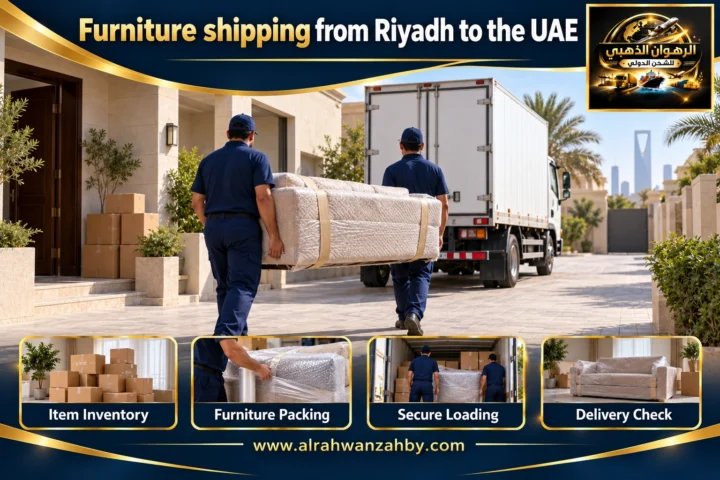Furniture shipping from Riyadh to the UAE