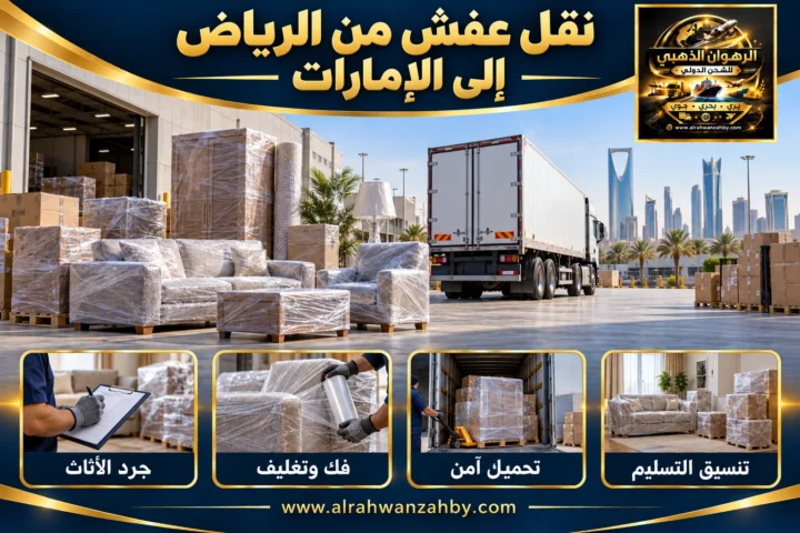 نقل عفش من الرياض إلى الإمارات