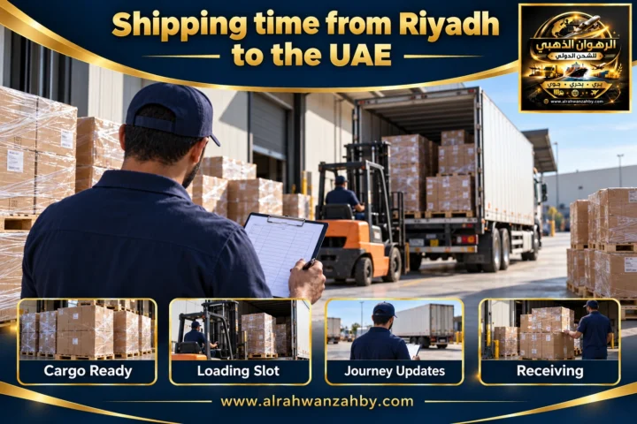 Shipping time from Riyadh to the UAE