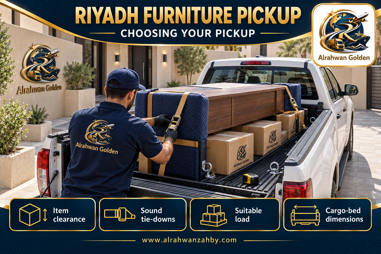 RIYADH FURNITURE PICKUP — CHOOSING YOUR PICKUP