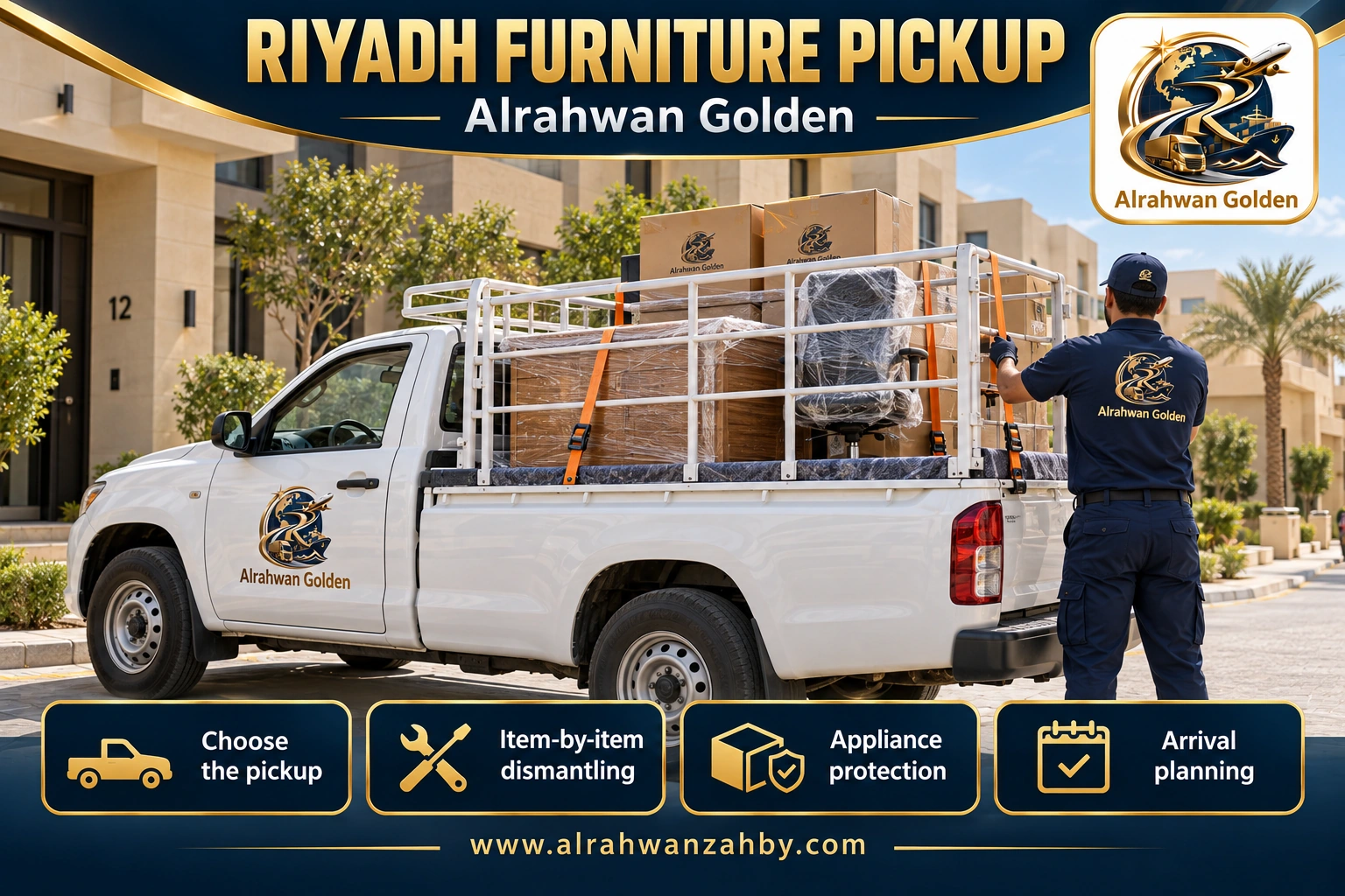 RIYADH FURNITURE PICKUP — Alrahwan Golden