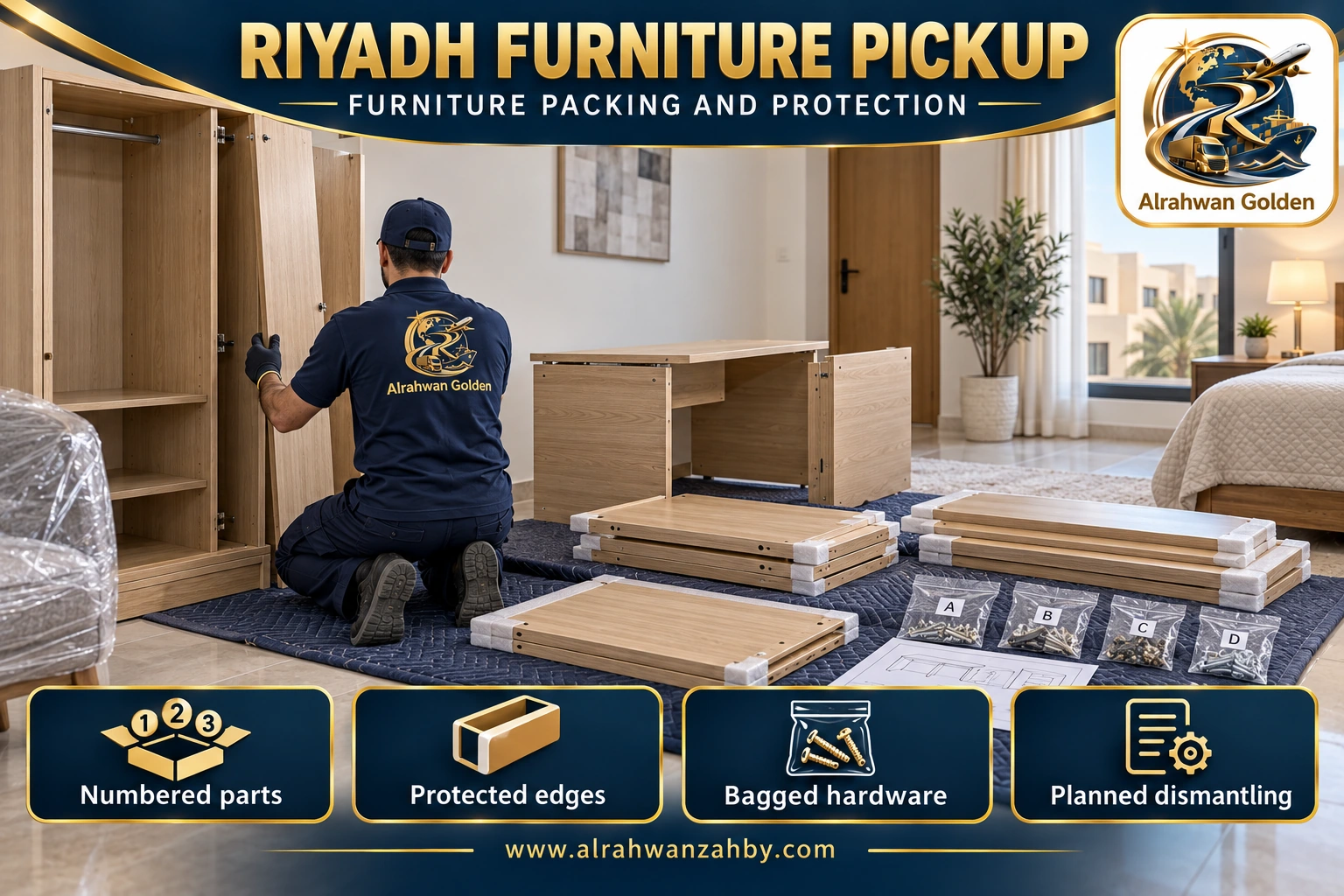 RIYADH FURNITURE PICKUP — FURNITURE PACKING AND PROTECTION