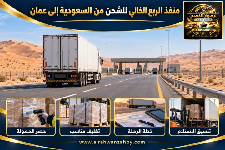 منفذ الربع الخالي للشحن من السعودية إلى عمان