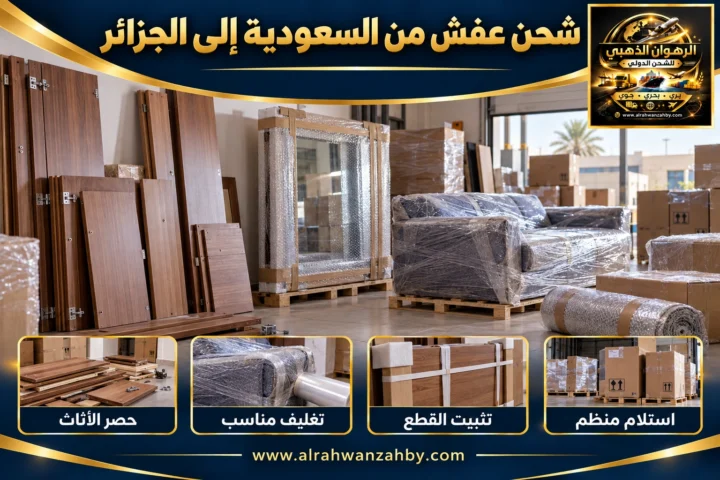 شحن عفش من السعودية إلى الجزائر