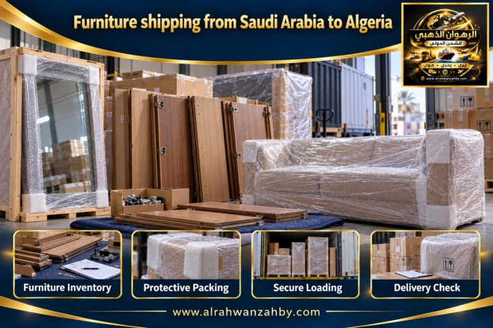 Furniture shipping from Saudi Arabia to Algeria