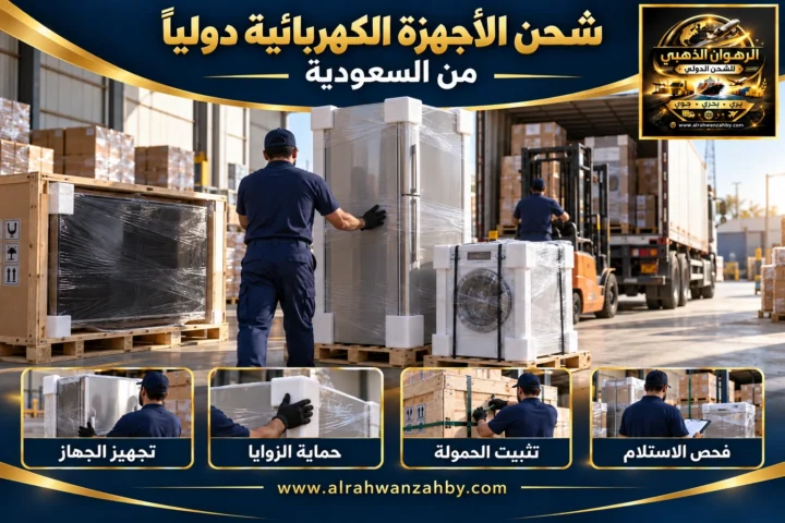 شحن الأجهزة الكهربائية دوليًا من السعودية