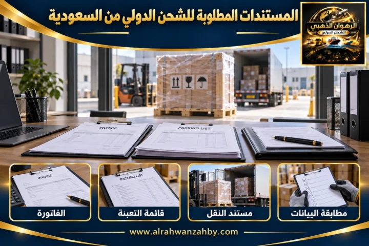 المستندات المطلوبة للشحن الدولي من السعودية