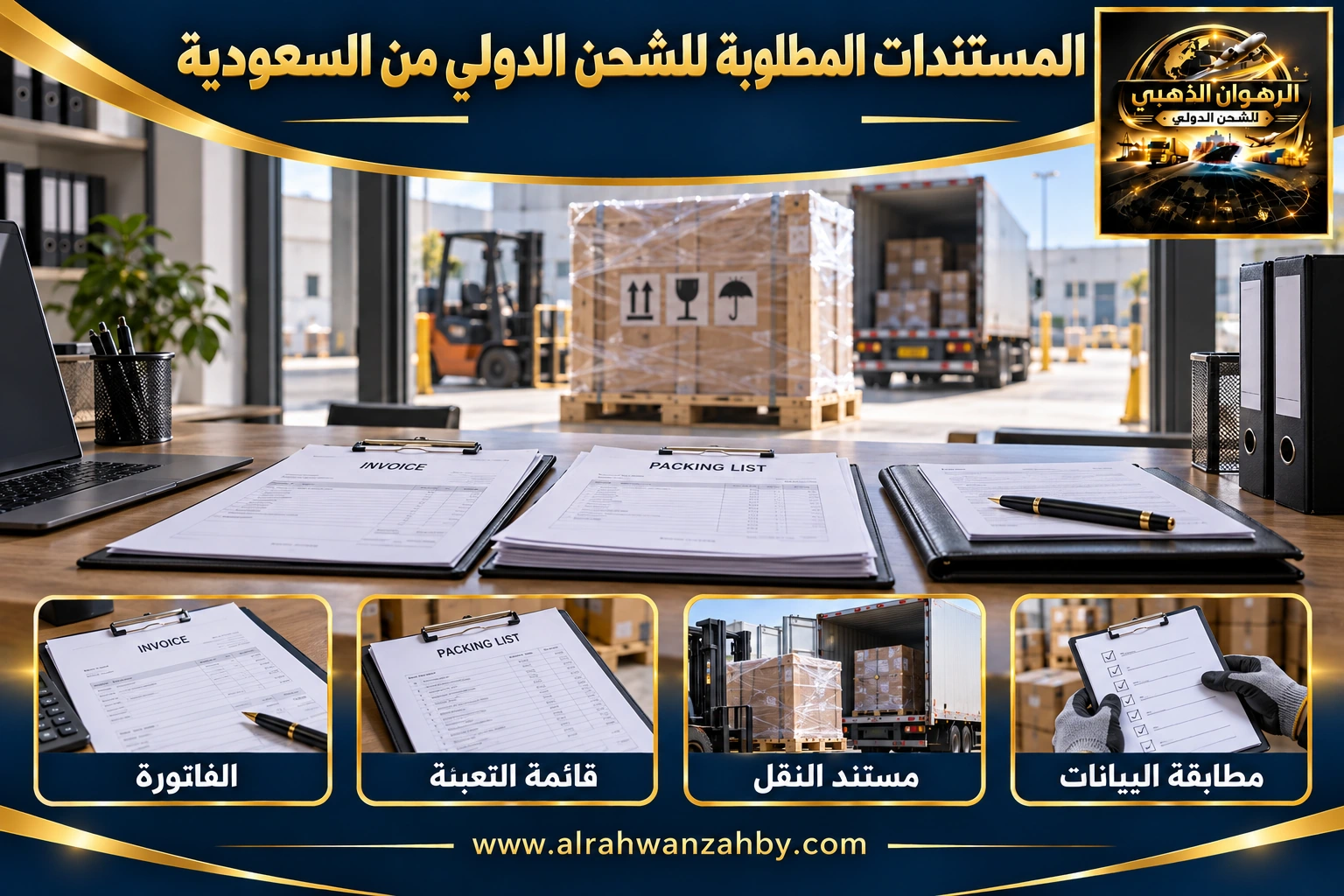 المستندات المطلوبة للشحن الدولي من السعودية
