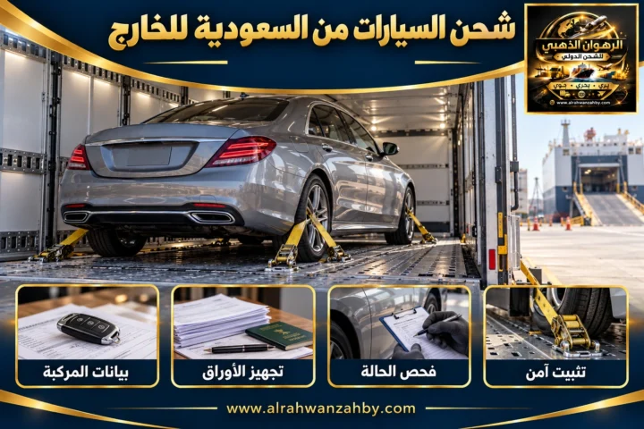شحن السيارات من السعودية للخارج