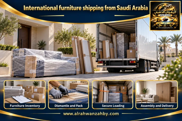 International furniture shipping from Saudi Arabia