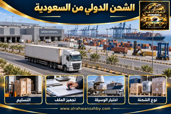 الشحن الدولي من السعودية