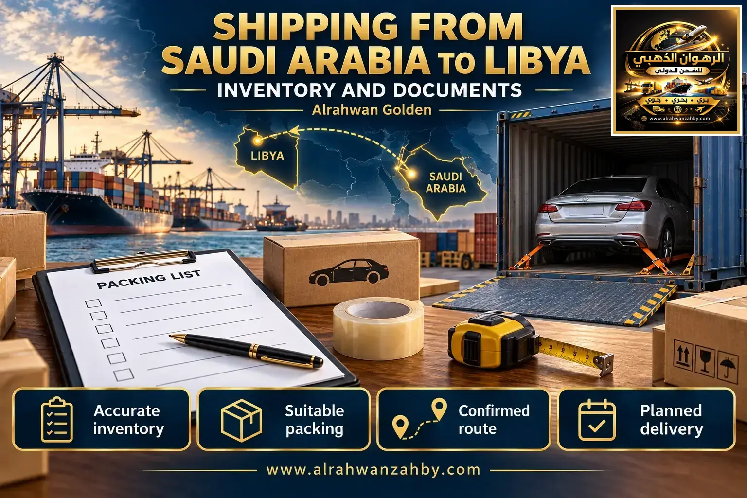 Shipping From Saudi Arabia To Libya — Inventory And Documents