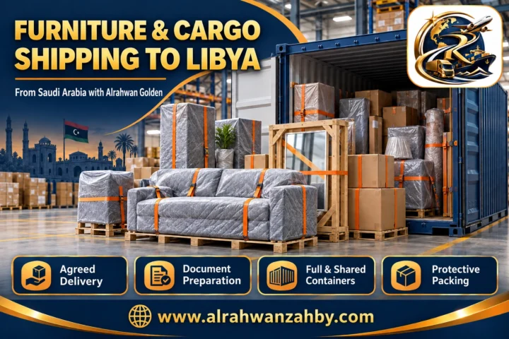 Furniture and cargo shipping to Libya — English feature image