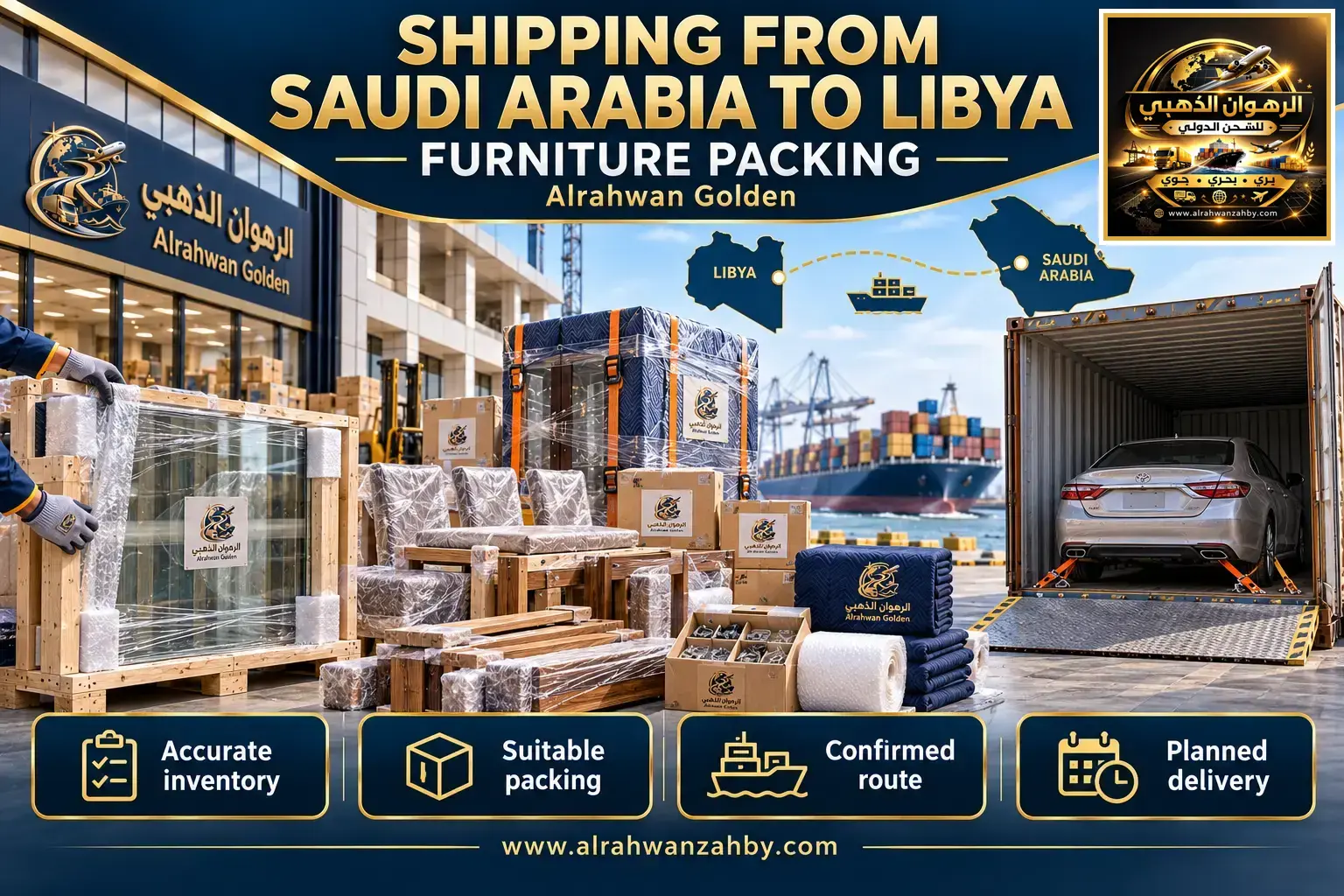 Shipping From Saudi Arabia To Libya — Furniture Packing
