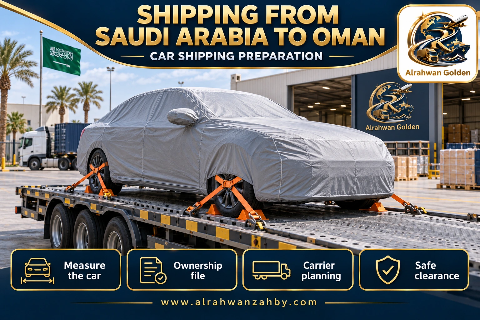 SHIPPING FROM SAUDI ARABIA TO OMAN — CAR SHIPPING PREPARATION