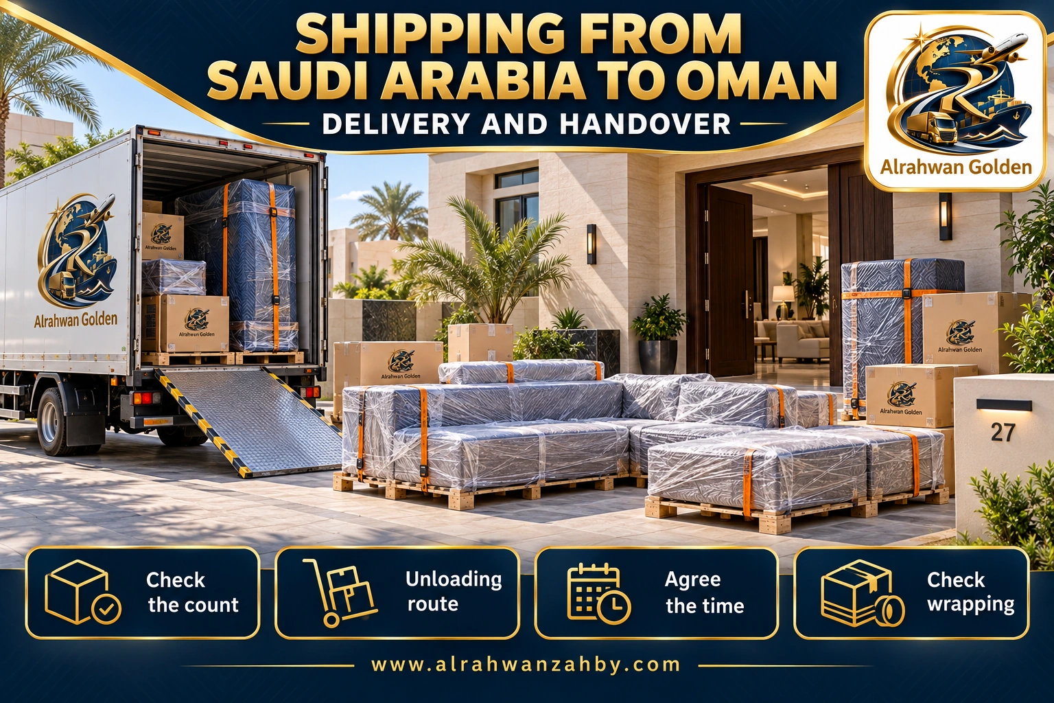 SHIPPING FROM SAUDI ARABIA TO OMAN — DELIVERY AND HANDOVER