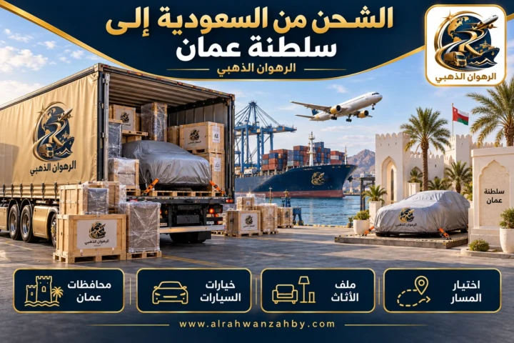 الشحن من السعودية إلى سلطنة عمان — الرهوان الذهبي