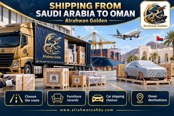 SHIPPING FROM SAUDI ARABIA TO OMAN — Alrahwan Golden