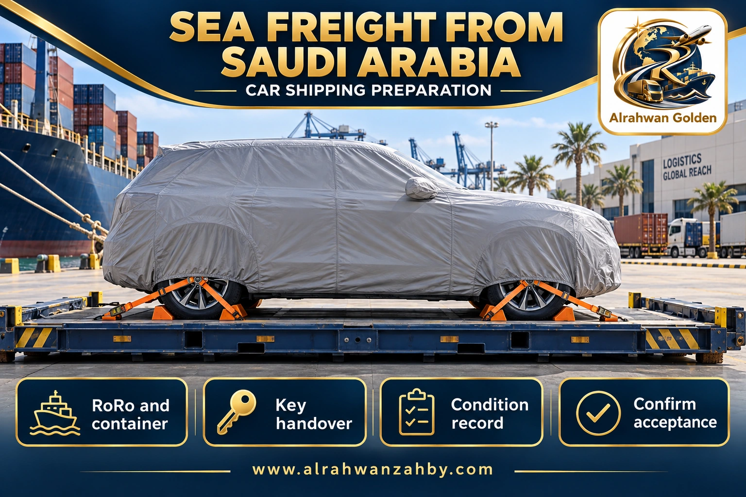 SEA FREIGHT FROM SAUDI ARABIA — CAR SHIPPING PREPARATION