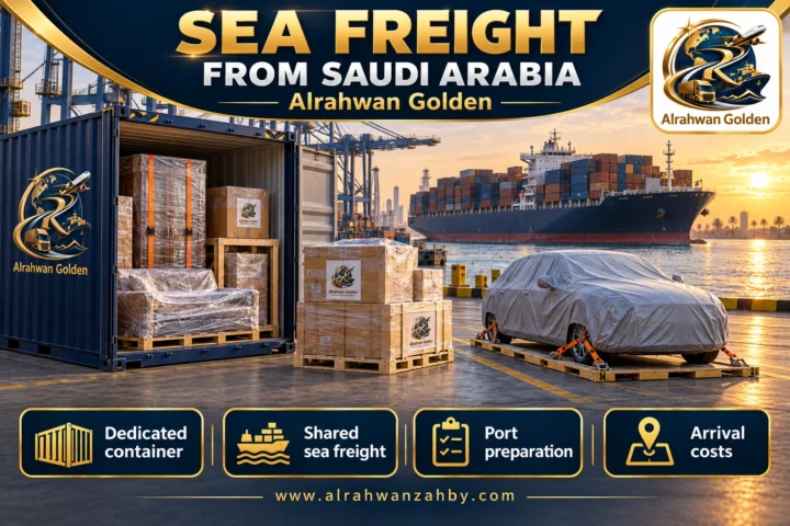 SEA FREIGHT FROM SAUDI ARABIA — Alrahwan Golden
