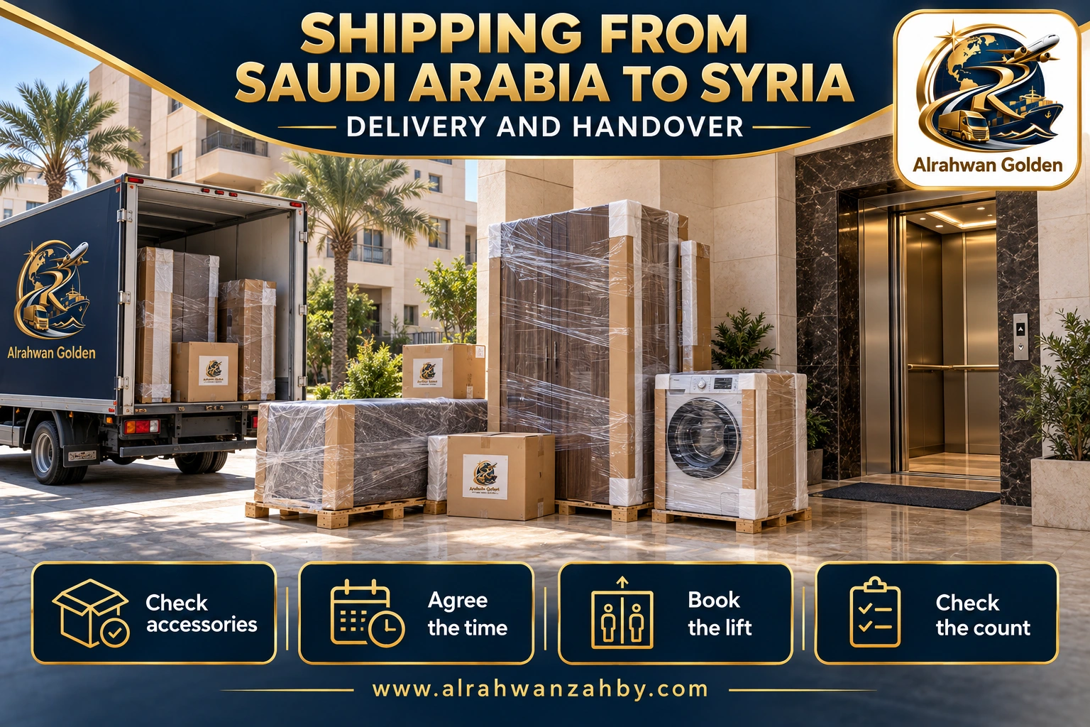 SHIPPING FROM SAUDI ARABIA TO SYRIA — DELIVERY AND HANDOVER