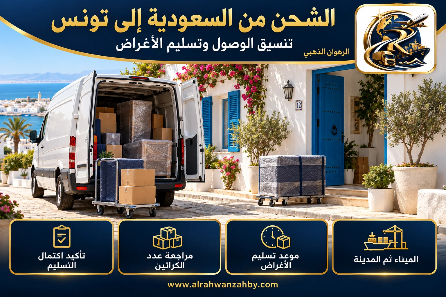 تسليم شحنة السعودية في تونس