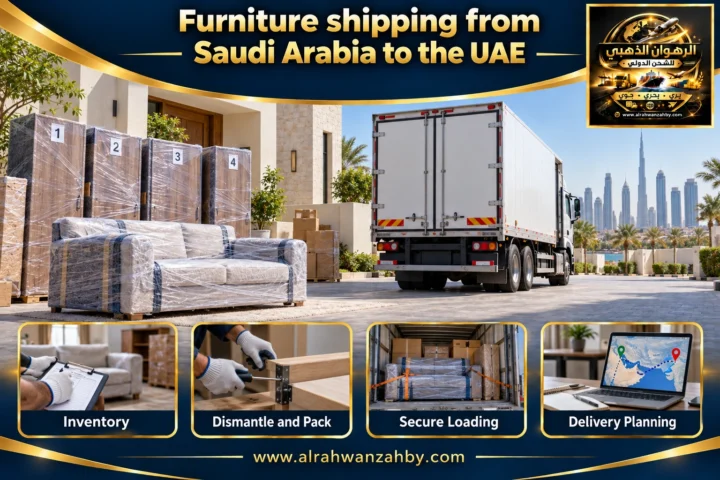 Furniture shipping from Saudi Arabia to the UAE