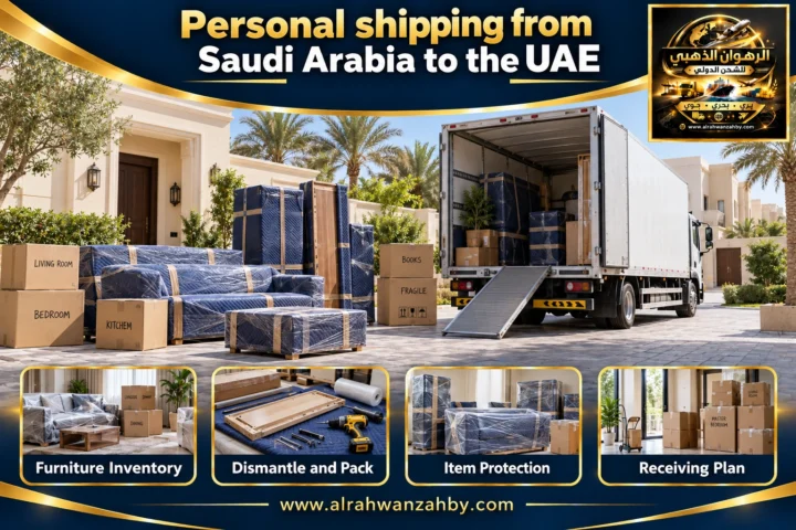 Personal shipping from Saudi Arabia to the UAE