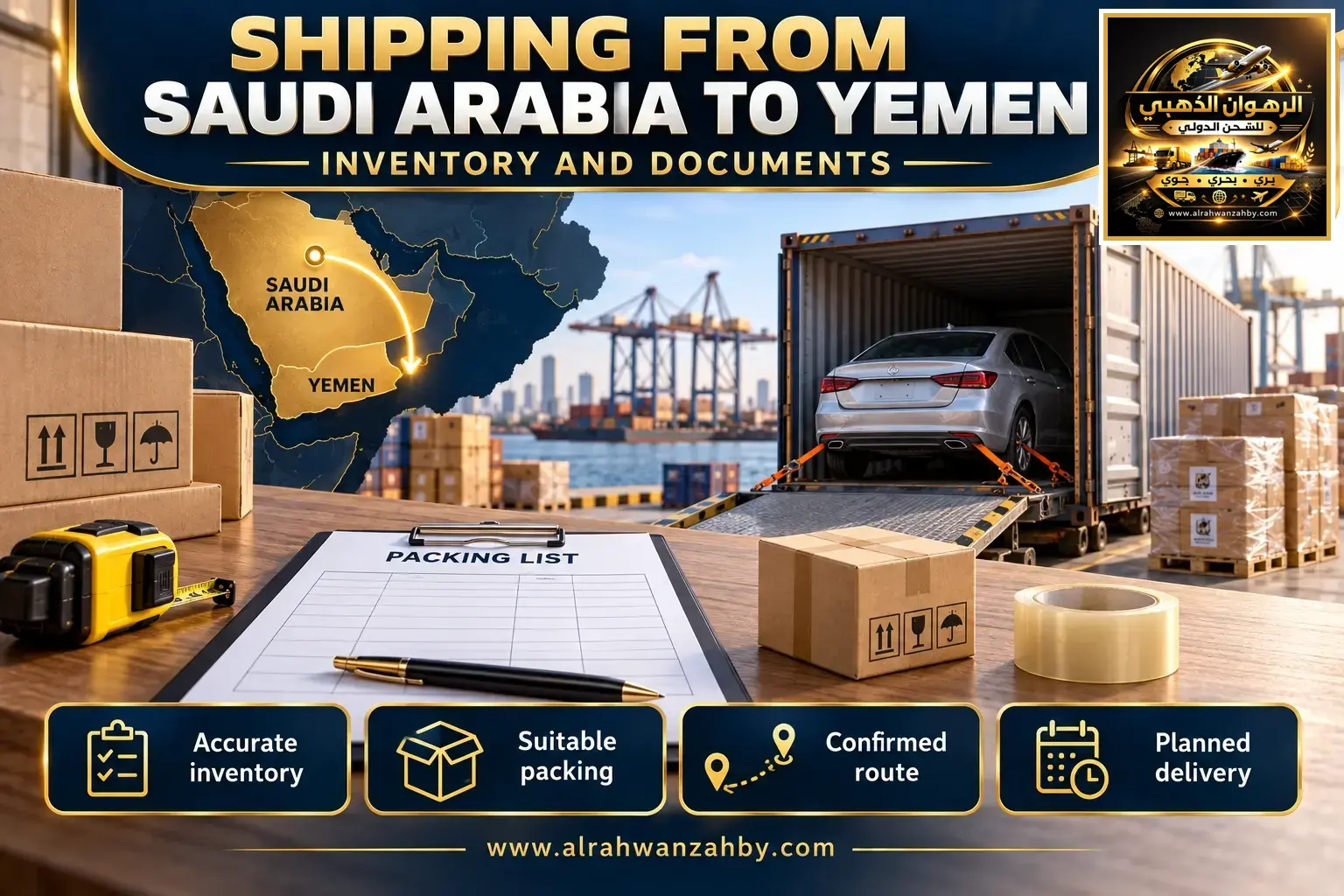 Shipping From Saudi Arabia To Yemen — Inventory And Documents