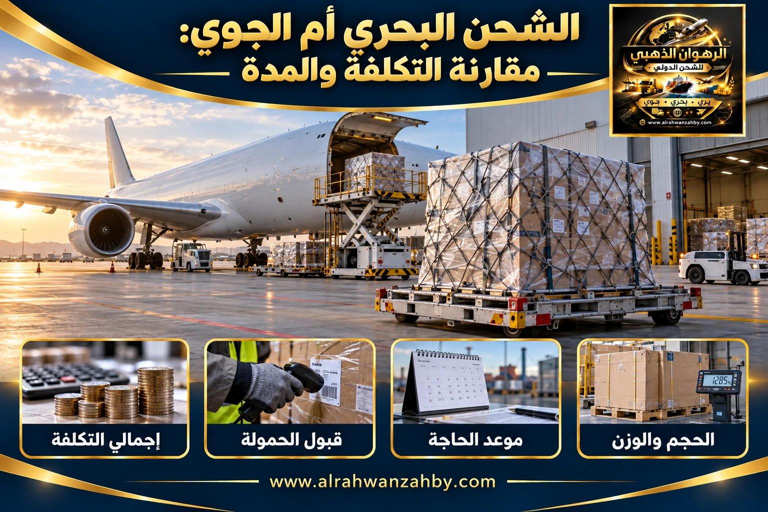 الشحن البحري أم الجوي: مقارنة التكلفة والمدة — التجهيز والتسليم