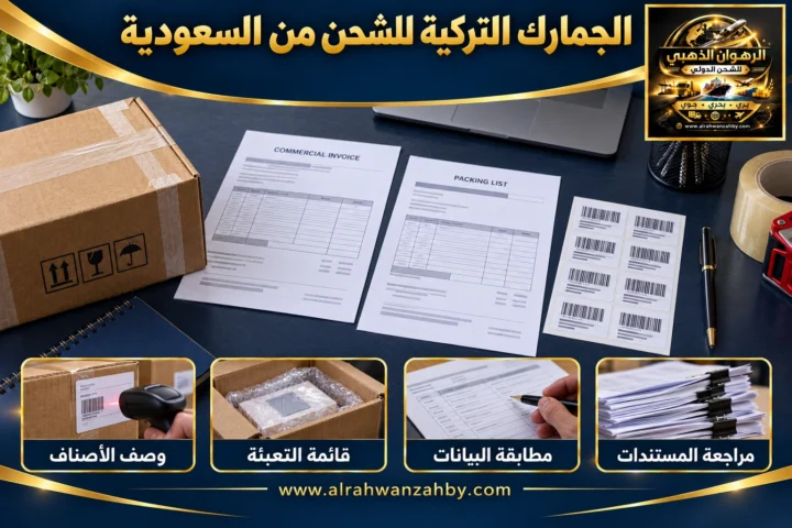 الجمارك التركية للشحن من السعودية