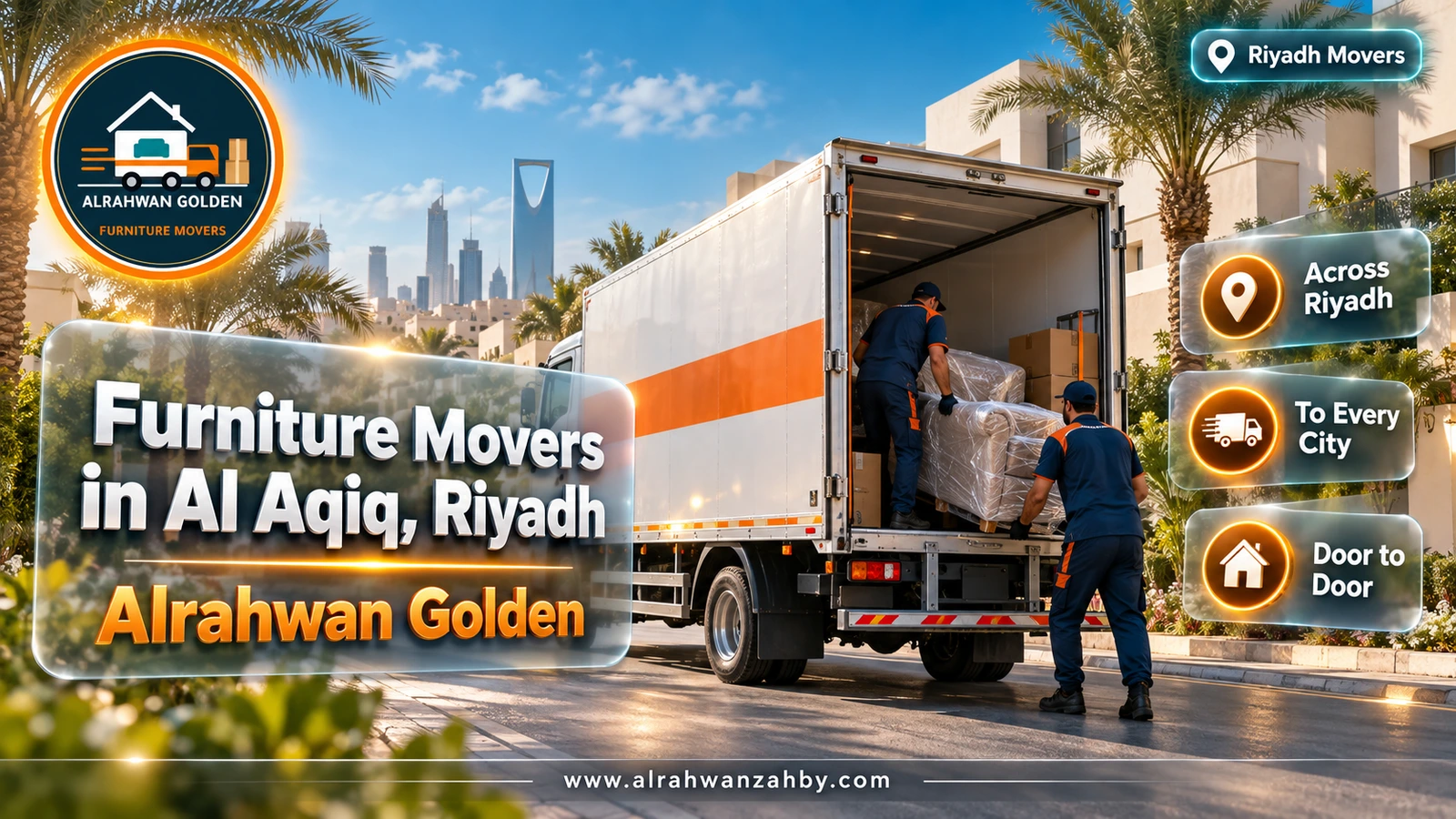 Furniture Movers in Al Aqiq, Riyadh — Alrahwan Golden