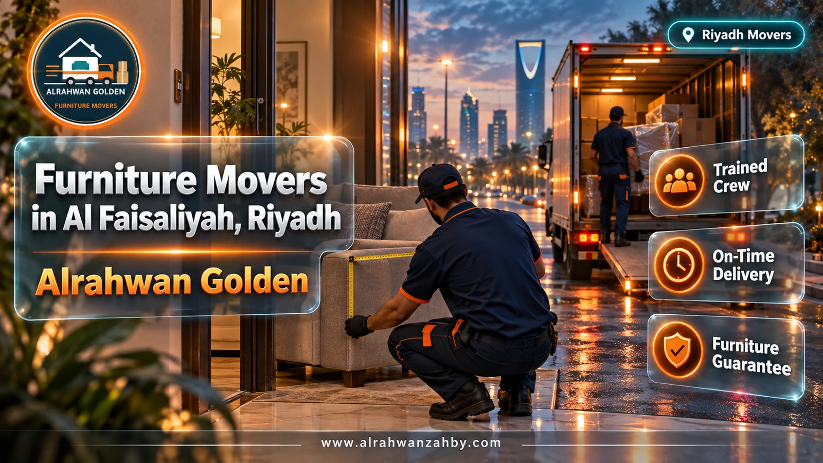 Moving in Al Faisaliyah