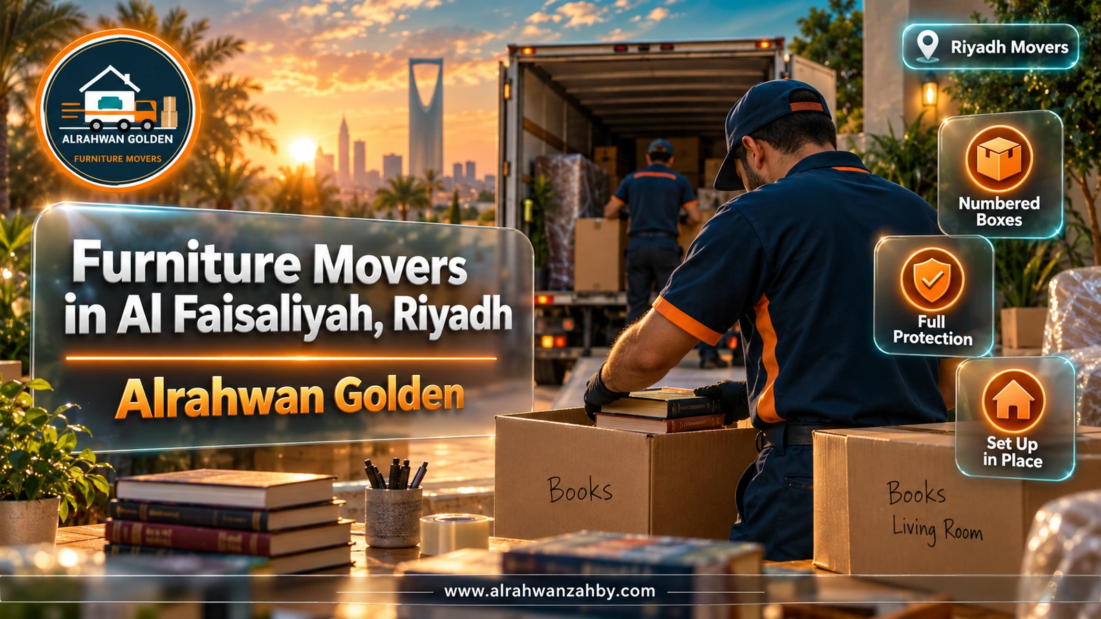 Packing furniture