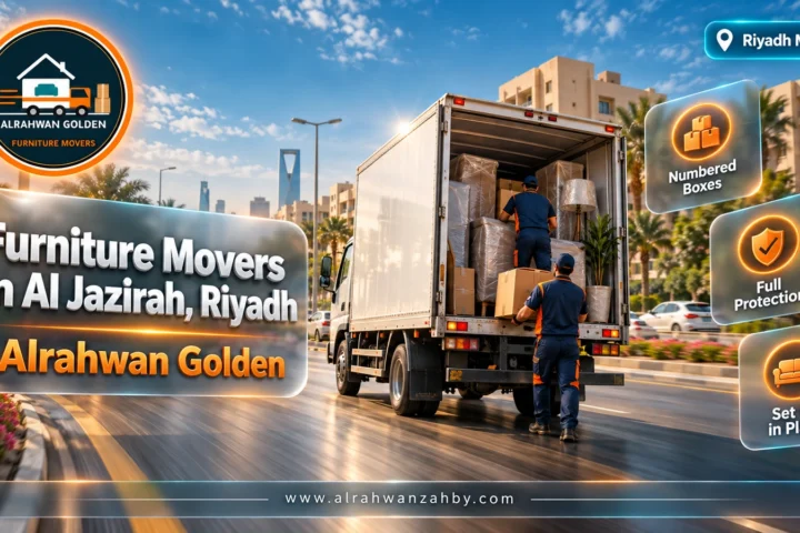 Furniture Movers in Al Jazirah, Riyadh — Alrahwan Golden