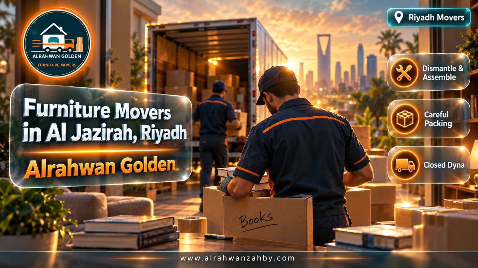 Packing furniture